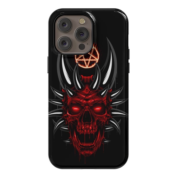 iPhone 14 Pro max StrongFit Satan Skull by Alberto