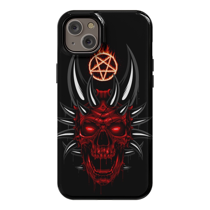iPhone 14 Plus StrongFit Satan Skull by Alberto