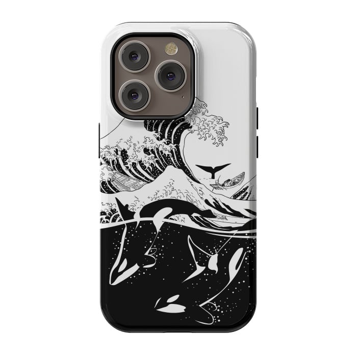 iPhone 14 Pro StrongFit Wave killer Whale by Alberto