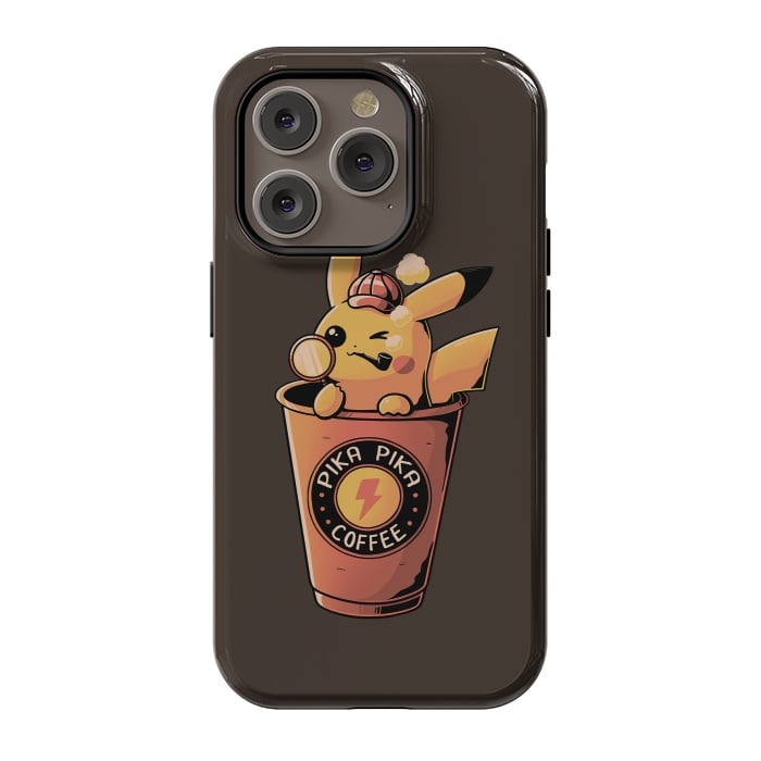 iPhone 14 Pro StrongFit Pika Pika Coffee by eduely