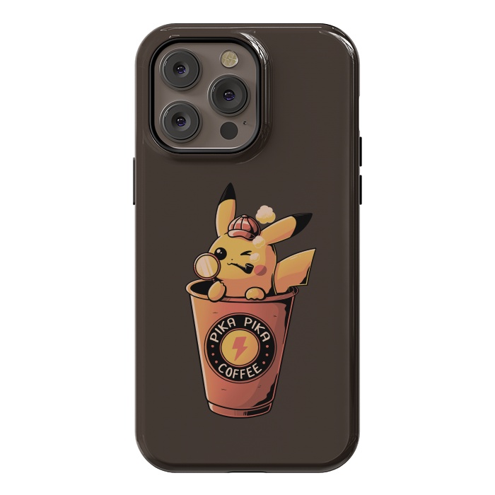 iPhone 14 Pro max StrongFit Pika Pika Coffee by eduely