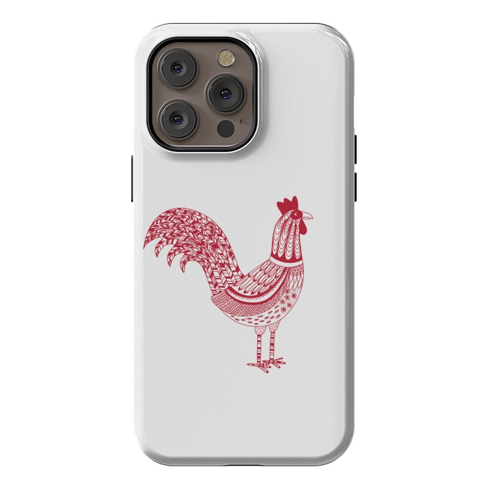 iPhone 14 Pro max StrongFit The Most Magnificent Rooster in the Chicken Coop by Nic Squirrell