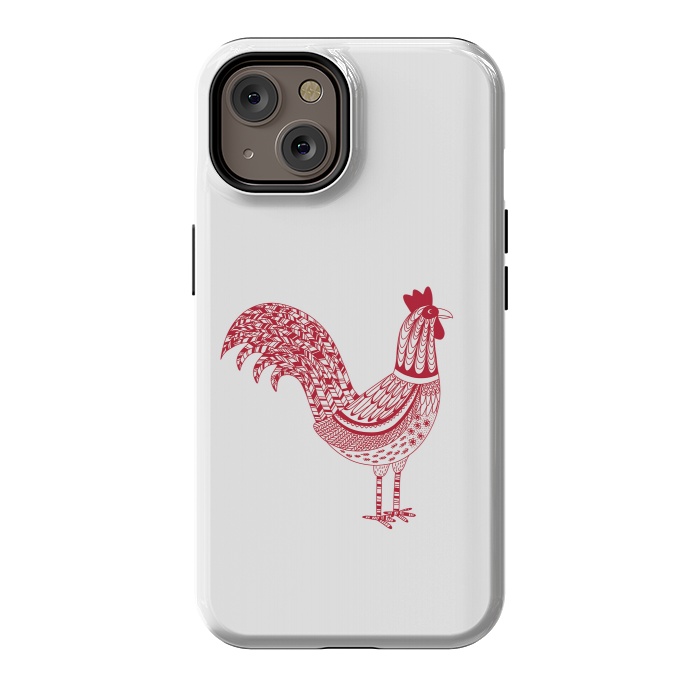 iPhone 14 StrongFit The Most Magnificent Rooster in the Chicken Coop by Nic Squirrell