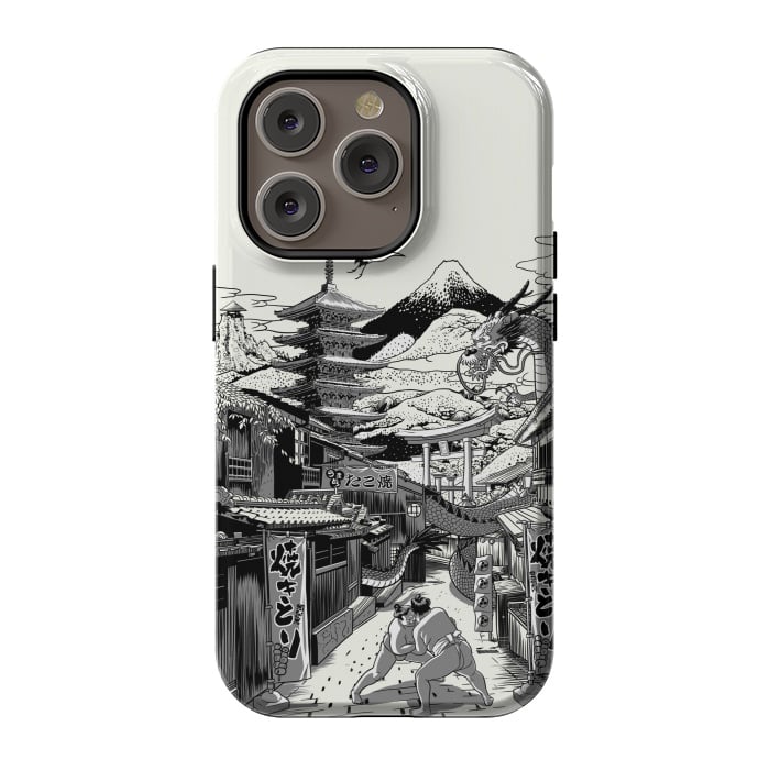 iPhone 14 Pro StrongFit Alley in Japan with Dragon by Alberto
