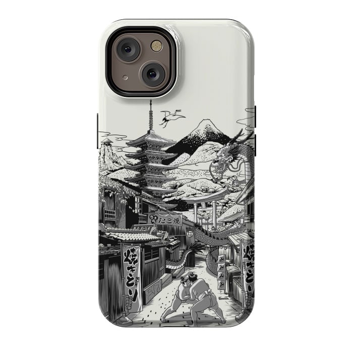 iPhone 14 StrongFit Alley in Japan with Dragon by Alberto