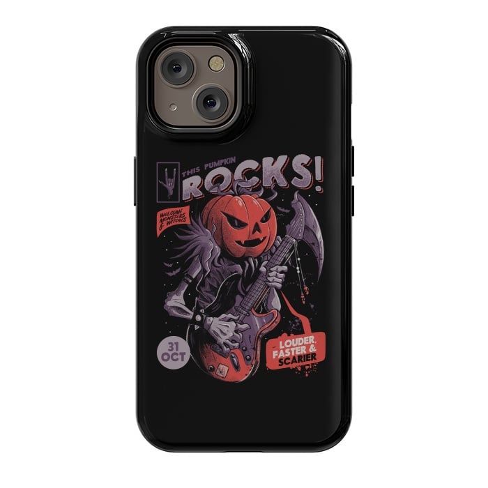 iPhone 14 StrongFit Rock Pumpkin by eduely