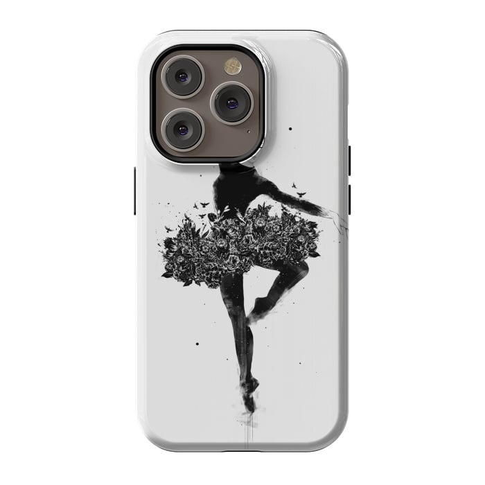 iPhone 14 Pro StrongFit Floral dance by Balazs Solti