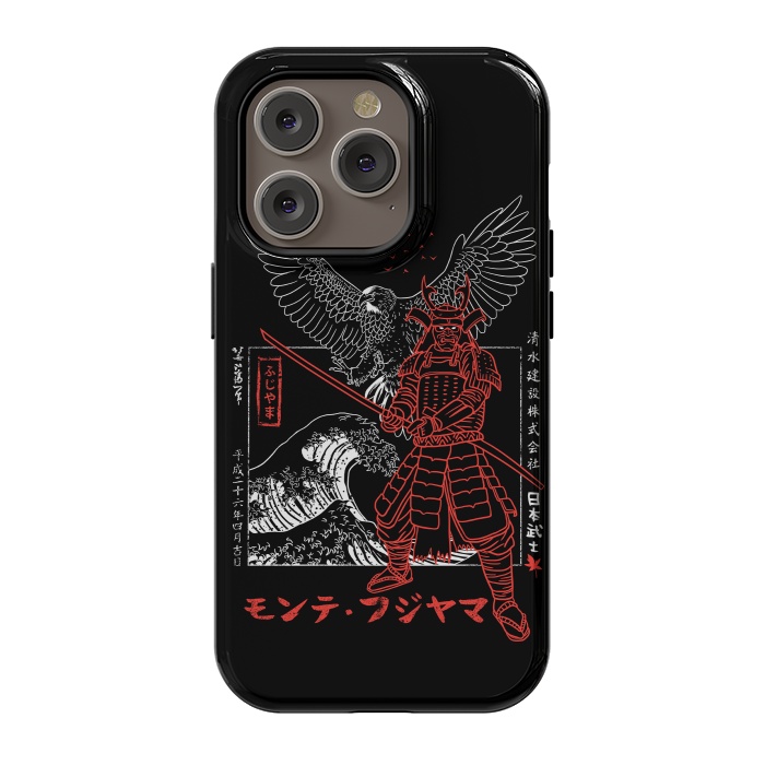 iPhone 14 Pro StrongFit Samurai eagle wave by Alberto