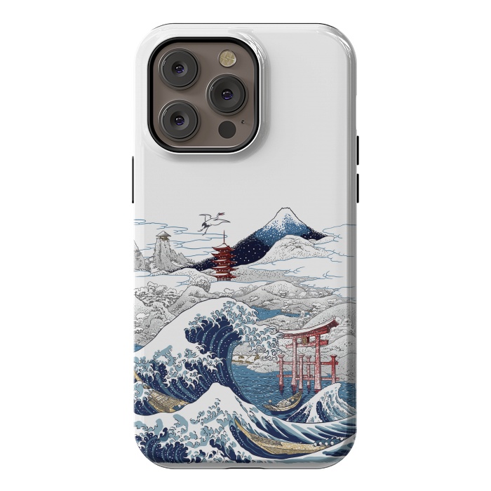 iPhone 14 Pro max StrongFit Winter wave in japan by Alberto