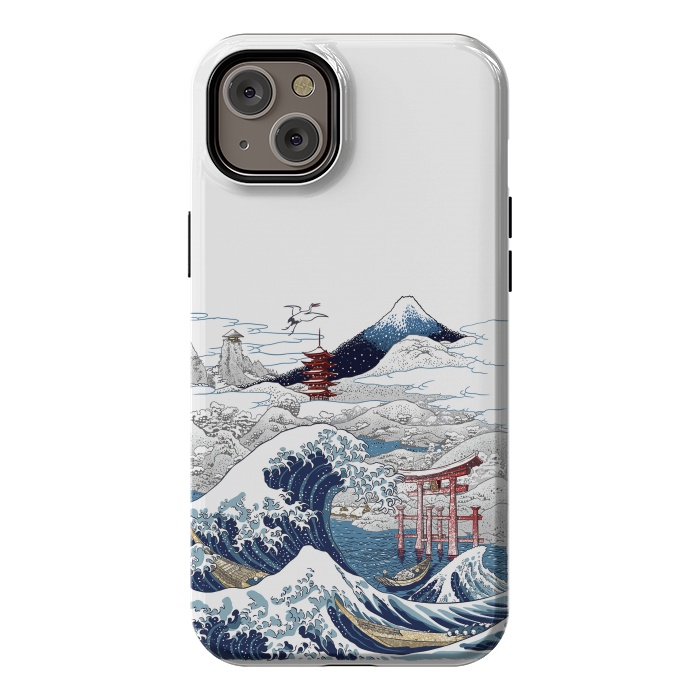 iPhone 14 Plus StrongFit Winter wave in japan by Alberto