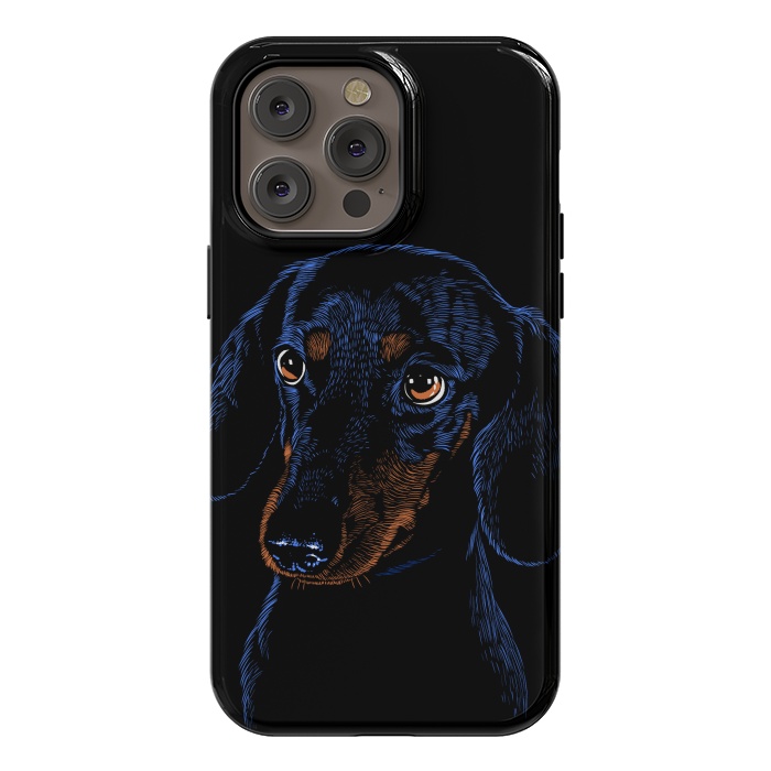 iPhone 14 Pro max StrongFit Dachshund puppies dog by Alberto