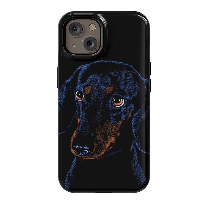 iPhone 14 StrongFit Dachshund puppies dog by Alberto