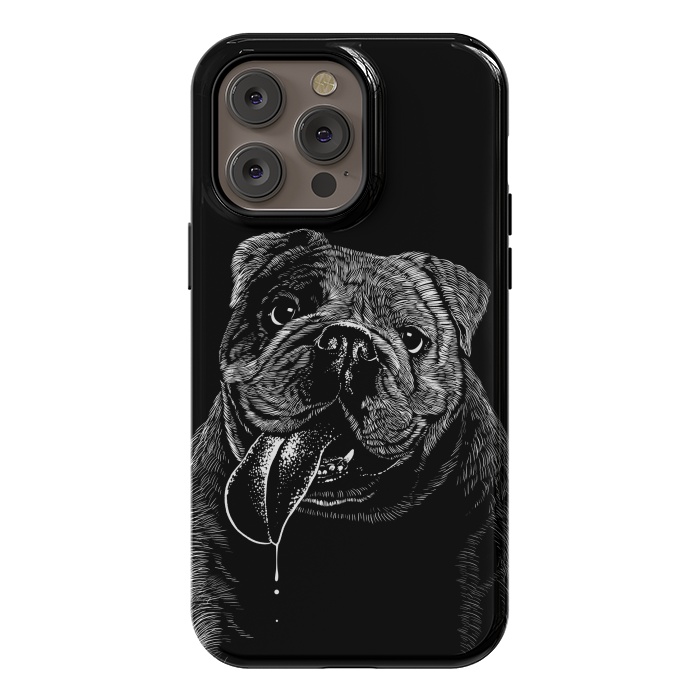 iPhone 14 Pro max StrongFit Bulldog dog by Alberto