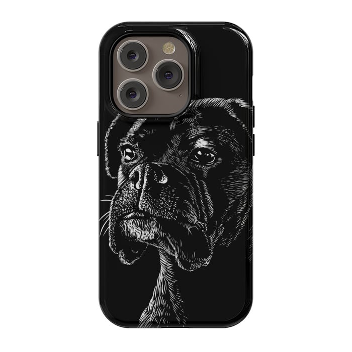 iPhone 14 Pro StrongFit Boxer dog by Alberto