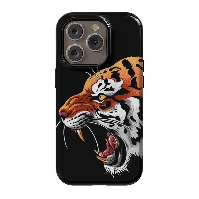 iPhone 14 Pro StrongFit Tiger tattoo attack by Alberto