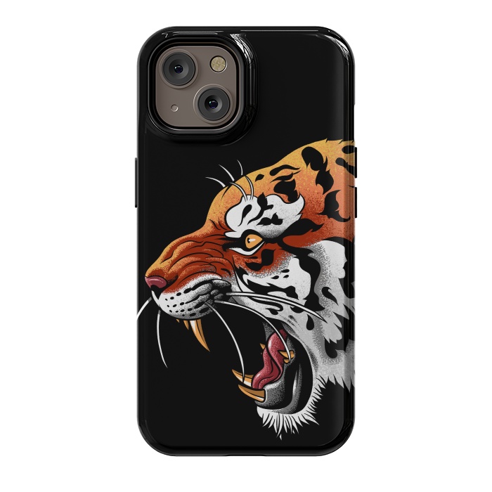 iPhone 14 StrongFit Tiger tattoo attack by Alberto