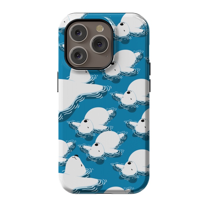 iPhone 14 Pro StrongFit Climate change Polar bear by Alberto