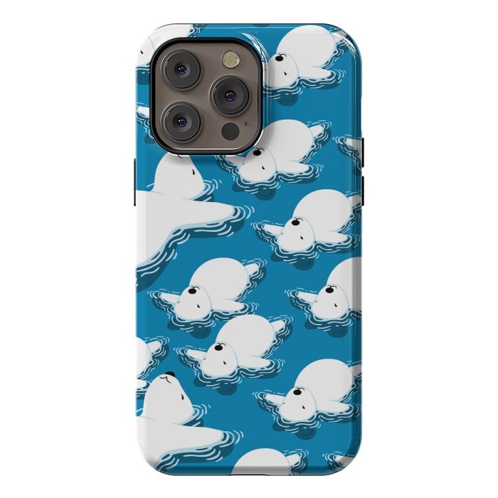 iPhone 14 Pro max StrongFit Climate change Polar bear by Alberto