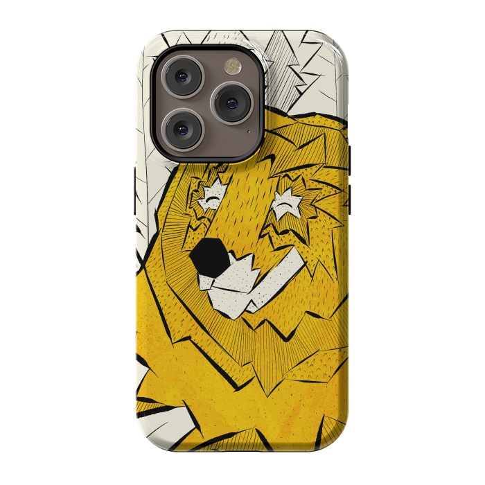 iPhone 14 Pro StrongFit Golden bear by Steve Wade (Swade)