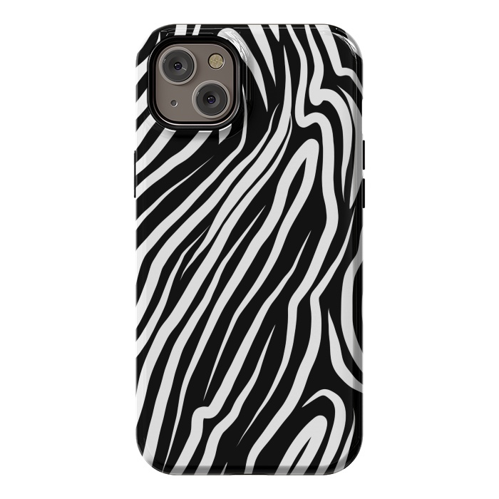 iPhone 14 Plus StrongFit Zebra work abstract by Josie