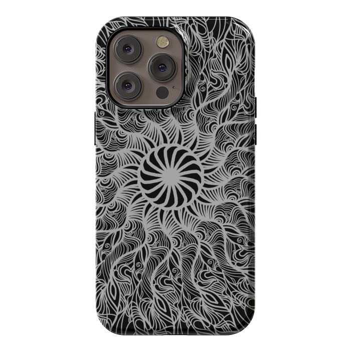 iPhone 14 Pro max StrongFit The webbed mandala by Josie
