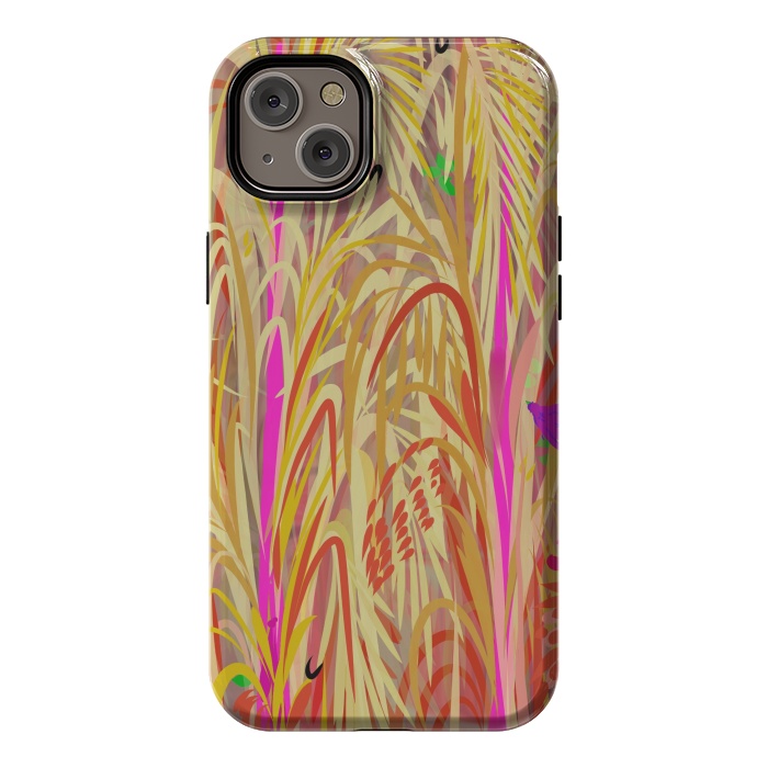 iPhone 14 Plus StrongFit Pink Hay by Josie