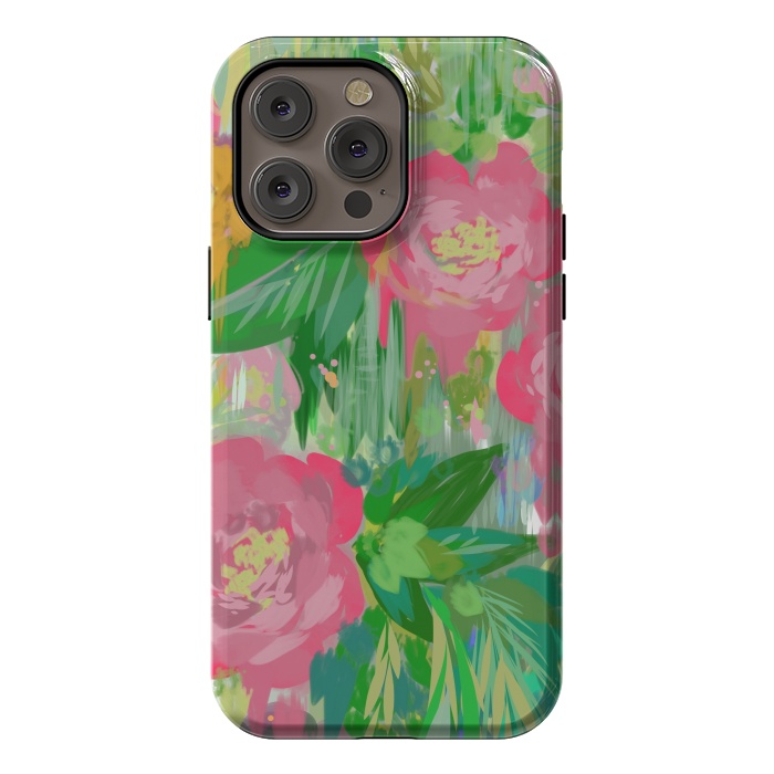 iPhone 14 Pro max StrongFit Wild Roses by Josie