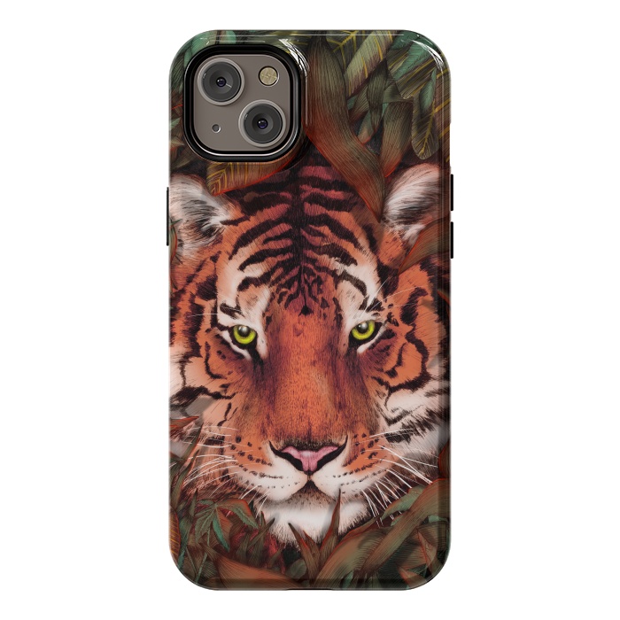 iPhone 14 Plus StrongFit Jungle Tiger Majesty Colour Version by ECMazur 