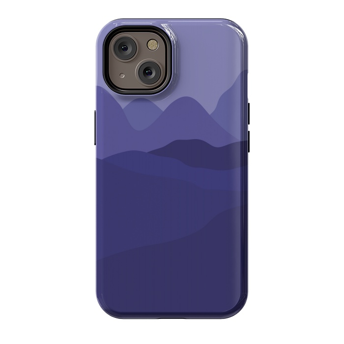 iPhone 14 StrongFit Purple Mountains by Martina