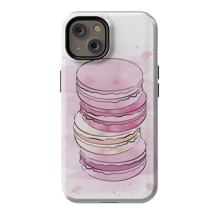 iPhone 14 StrongFit Pink Macarons by Martina