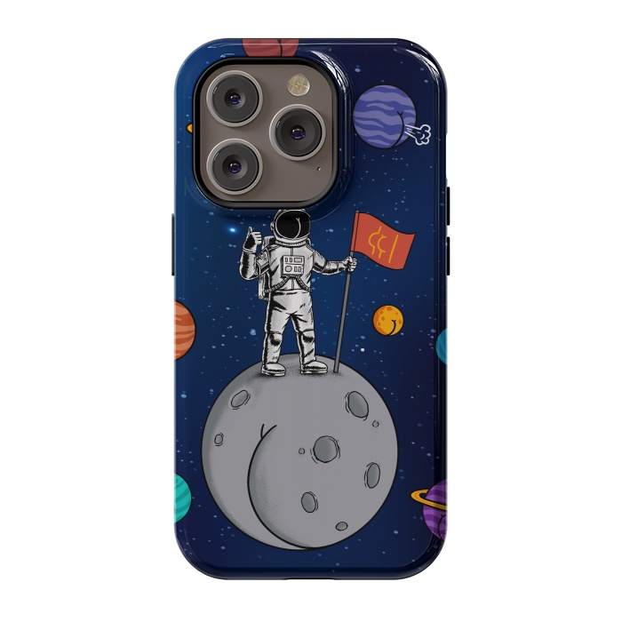 iPhone 14 Pro StrongFit Asstronaut by Coffee Man