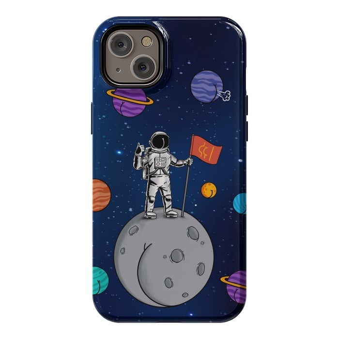 iPhone 14 Plus StrongFit Asstronaut by Coffee Man