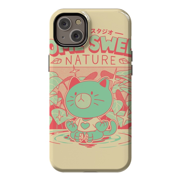 iPhone 14 Plus StrongFit Home Sweet Nature by Ilustrata