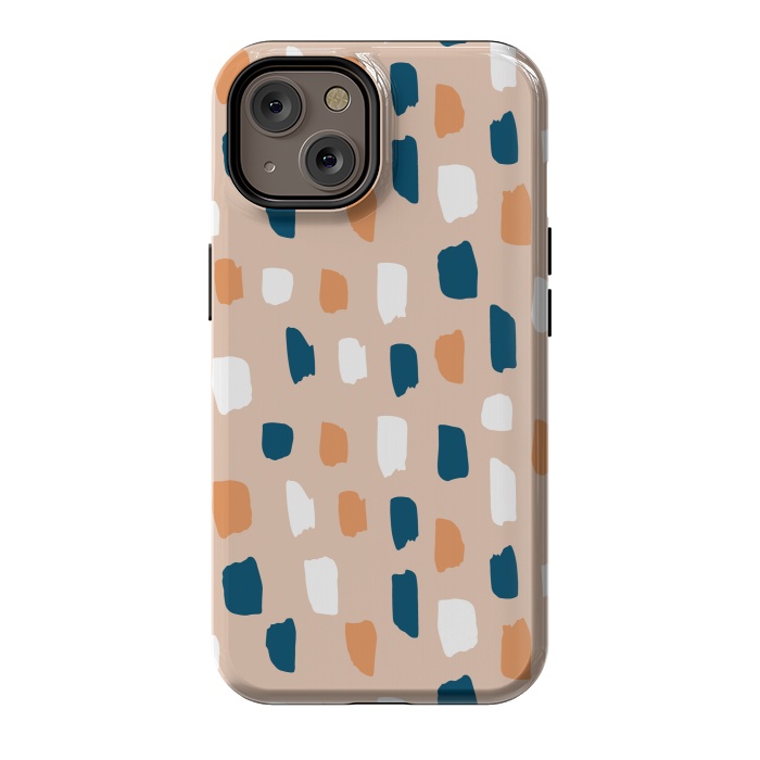 iPhone 14 StrongFit Natural Terrazzo by Creativeaxle