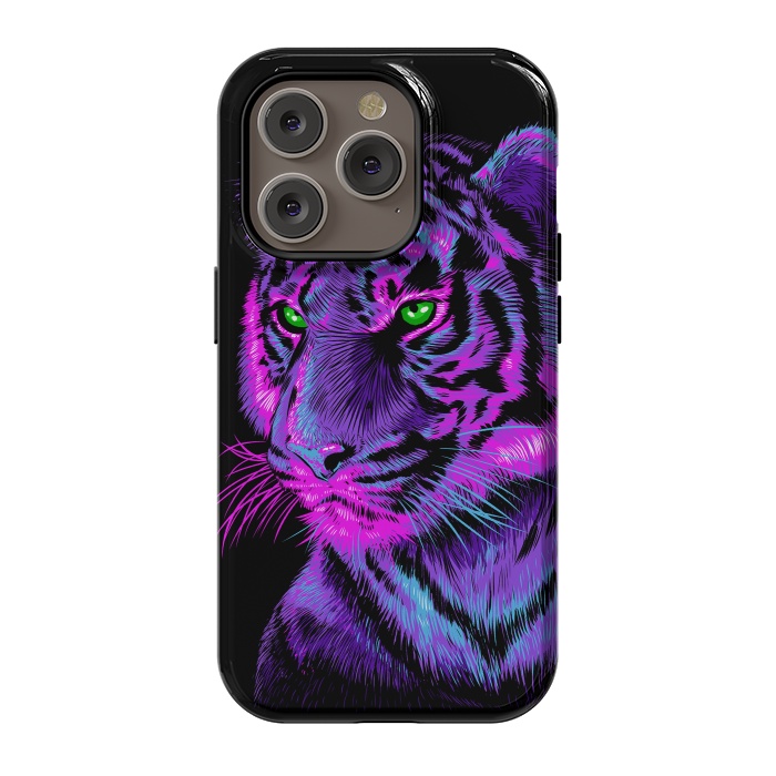iPhone 14 Pro StrongFit Lilac tiger by Alberto