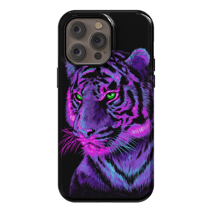 iPhone 14 Pro max StrongFit Lilac tiger by Alberto