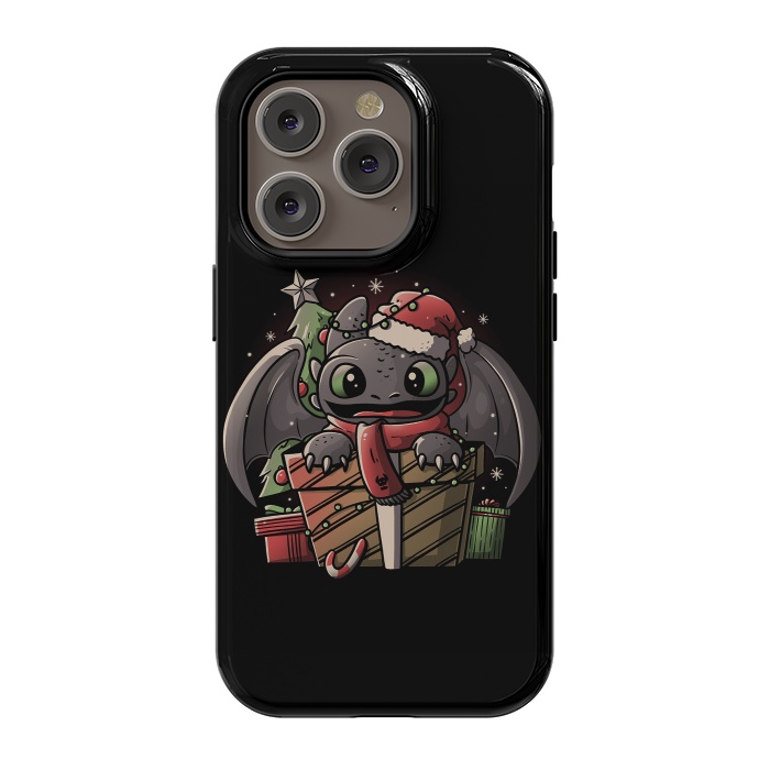 iPhone 14 Pro StrongFit Dragon Anatomy Cute Funny Dragon Gift by eduely