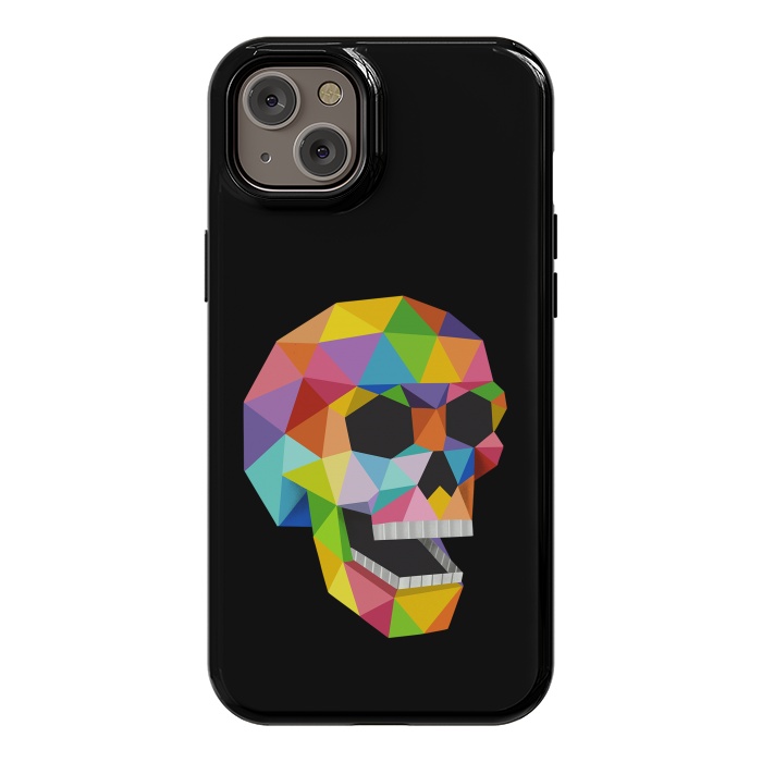 iPhone 14 Plus StrongFit Skull Polygons by Coffee Man