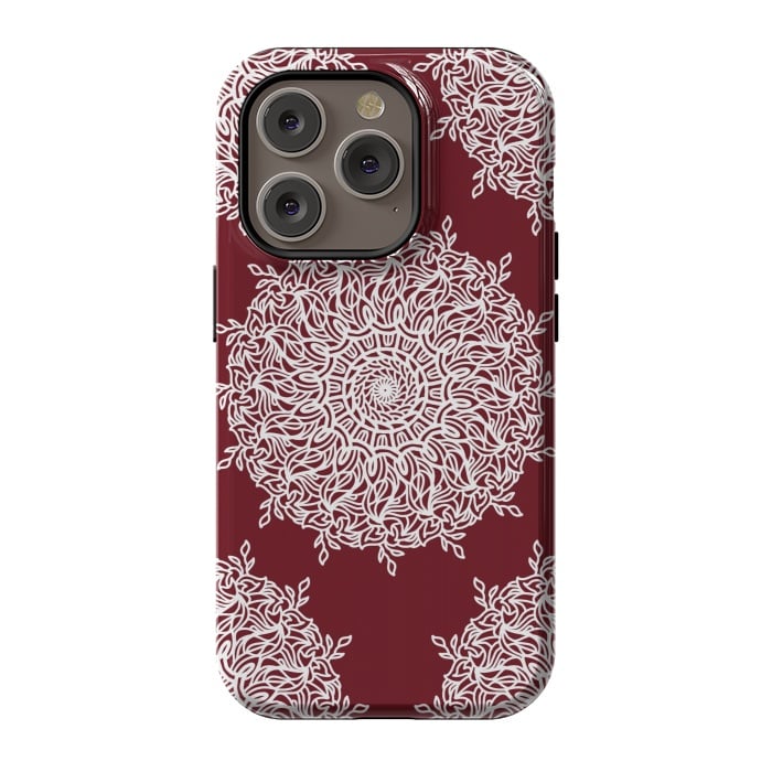iPhone 14 Pro StrongFit Red drama by Josie