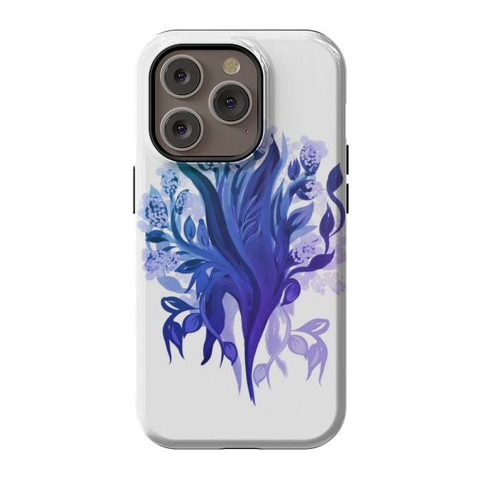 iPhone 14 Pro StrongFit Orchida Blue by Josie