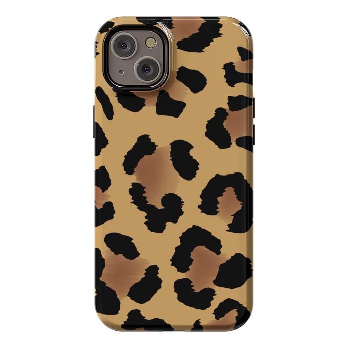 iPhone 14 Plus StrongFit Brown Animal Print by ArtsCase