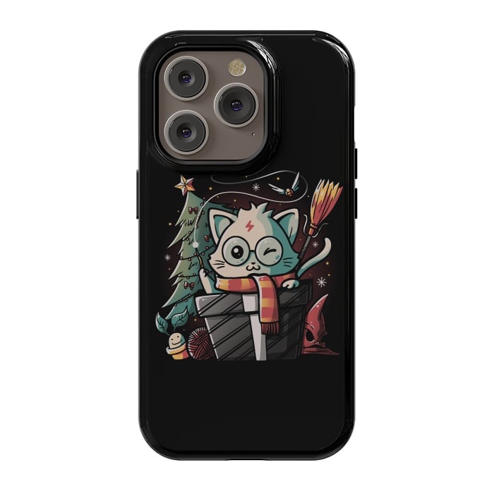 iPhone 14 Pro StrongFit Meowgical Gift by eduely