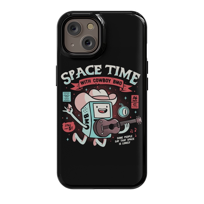 iPhone 14 StrongFit Space Time Cool Robot Cowboy Gift by eduely