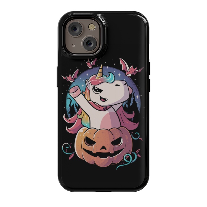 iPhone 14 StrongFit Spooky Unicorn Funny Cute Magic Halloween by eduely
