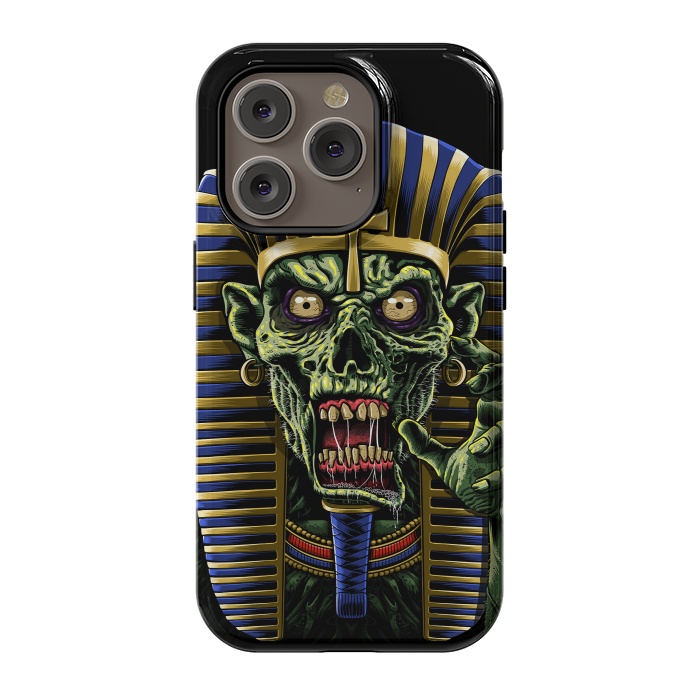 iPhone 14 Pro StrongFit Zombie Egyptian Pharaoh Mummy by Alberto