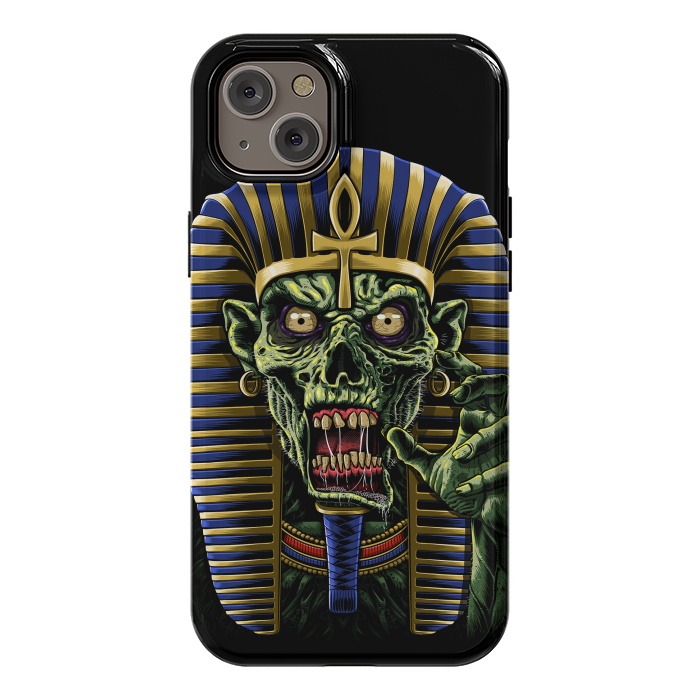 iPhone 14 Plus StrongFit Zombie Egyptian Pharaoh Mummy by Alberto