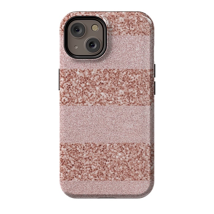 iPhone 14 StrongFit Pink Deluxe Sparkles by Martina