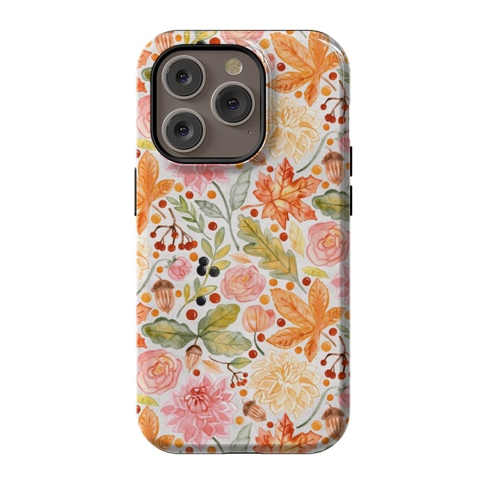 iPhone 14 Pro StrongFit Autumn Garden by Tangerine-Tane