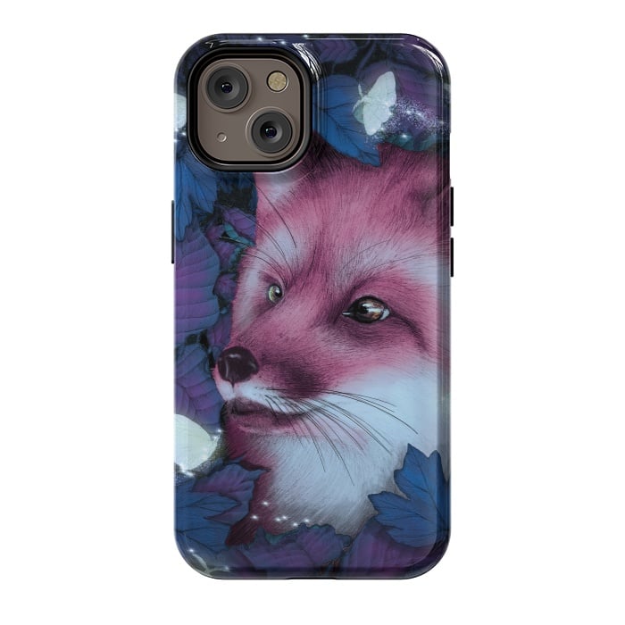 iPhone 14 StrongFit Fox in the Midnight Forest by ECMazur 