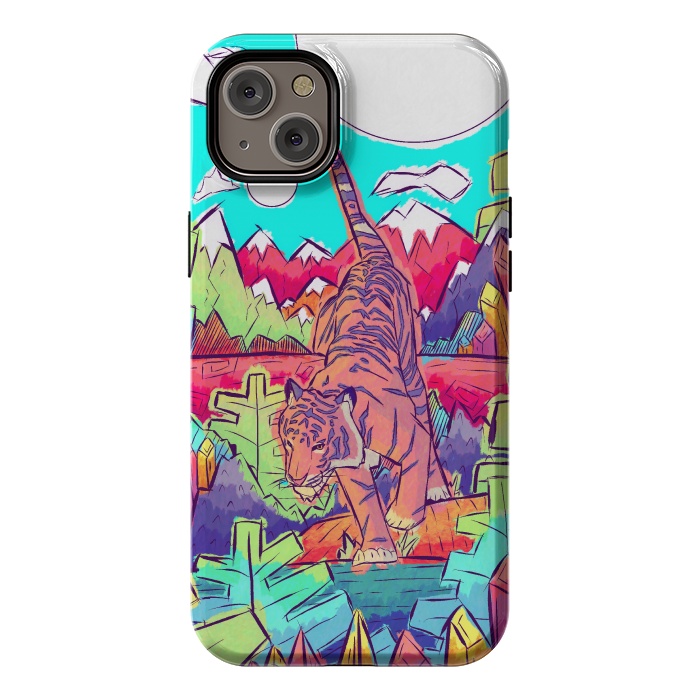 iPhone 14 Plus StrongFit Tiger walk by Steve Wade (Swade)